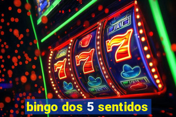 bingo dos 5 sentidos